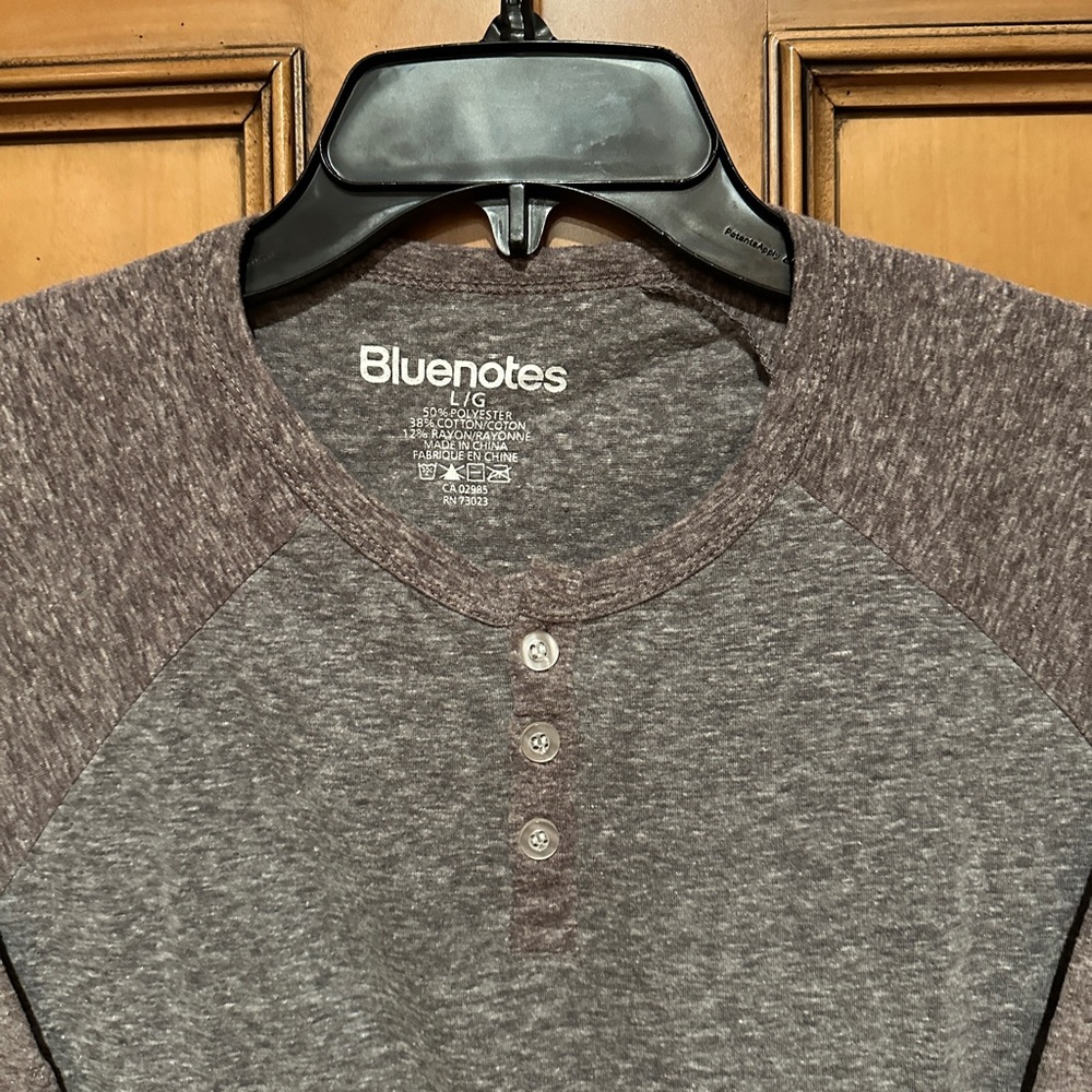 Men’s Henley 3/4 Sleeve T Shirt